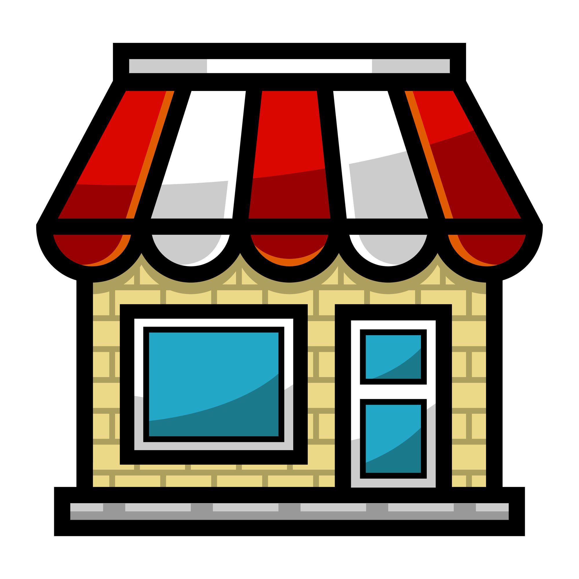 Business Storefront 546420 Vector Art at Vecteezy
