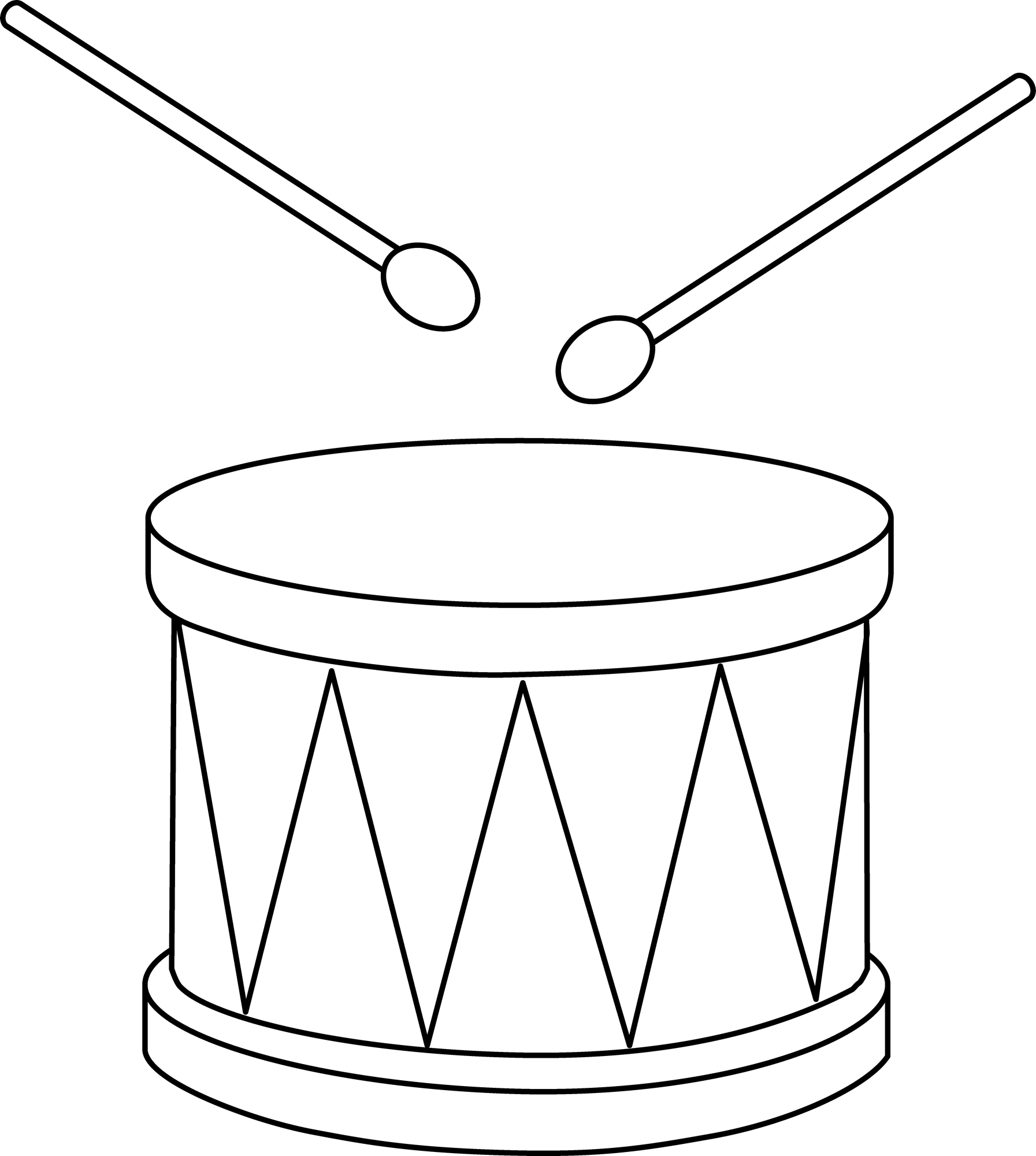 Free Drum Clip Art Black And White, Download Free Drum Clip Art Black ...