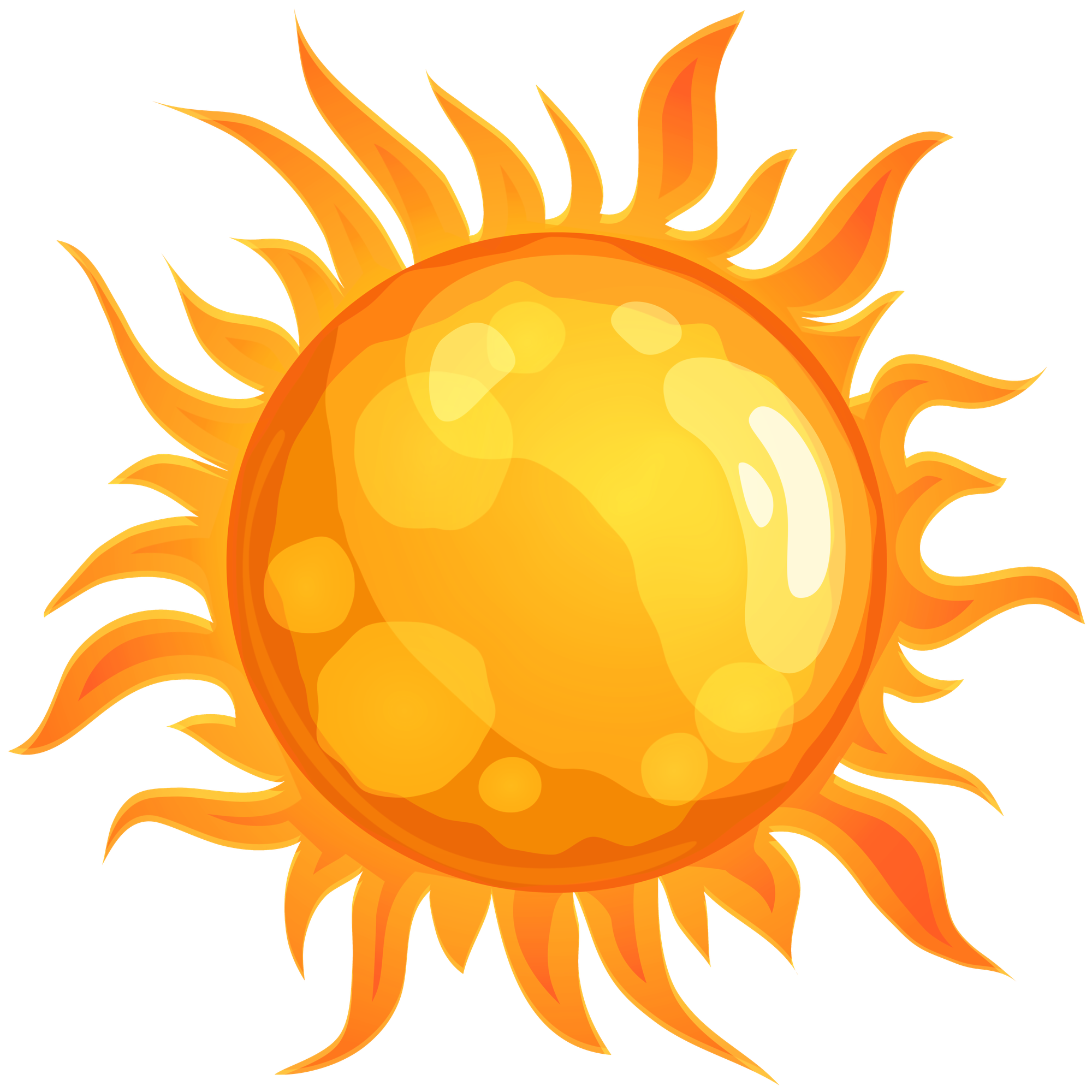 May Sun Clip Art