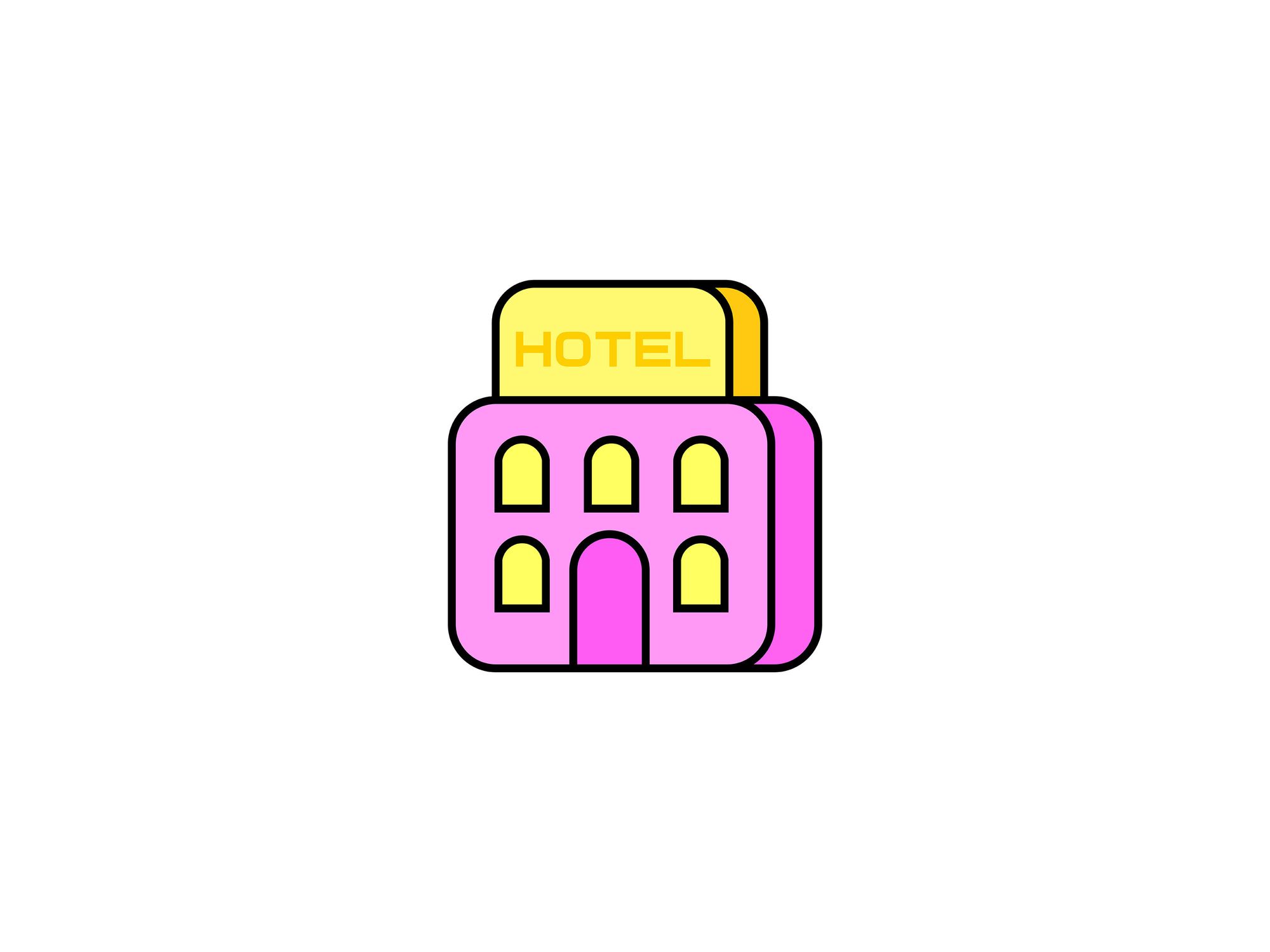 Retro Hotel Graphic by sweetmangodsn · Creative Fabrica