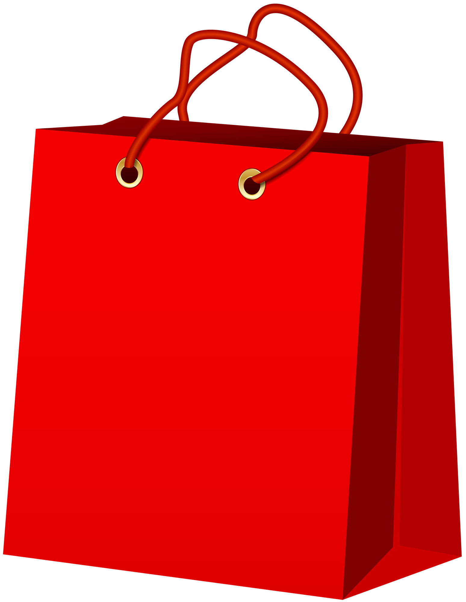 Shopping Bags in Various Colors - Simple Bag Outlines Clip Art ...