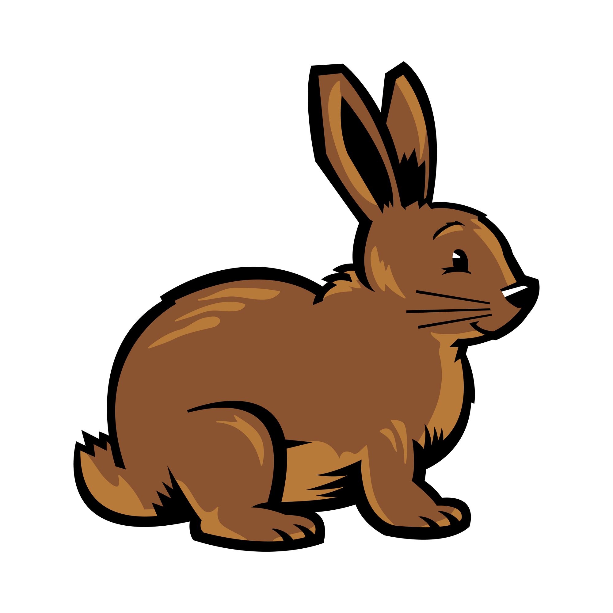 Animated rabbit, a fun addition to any project.