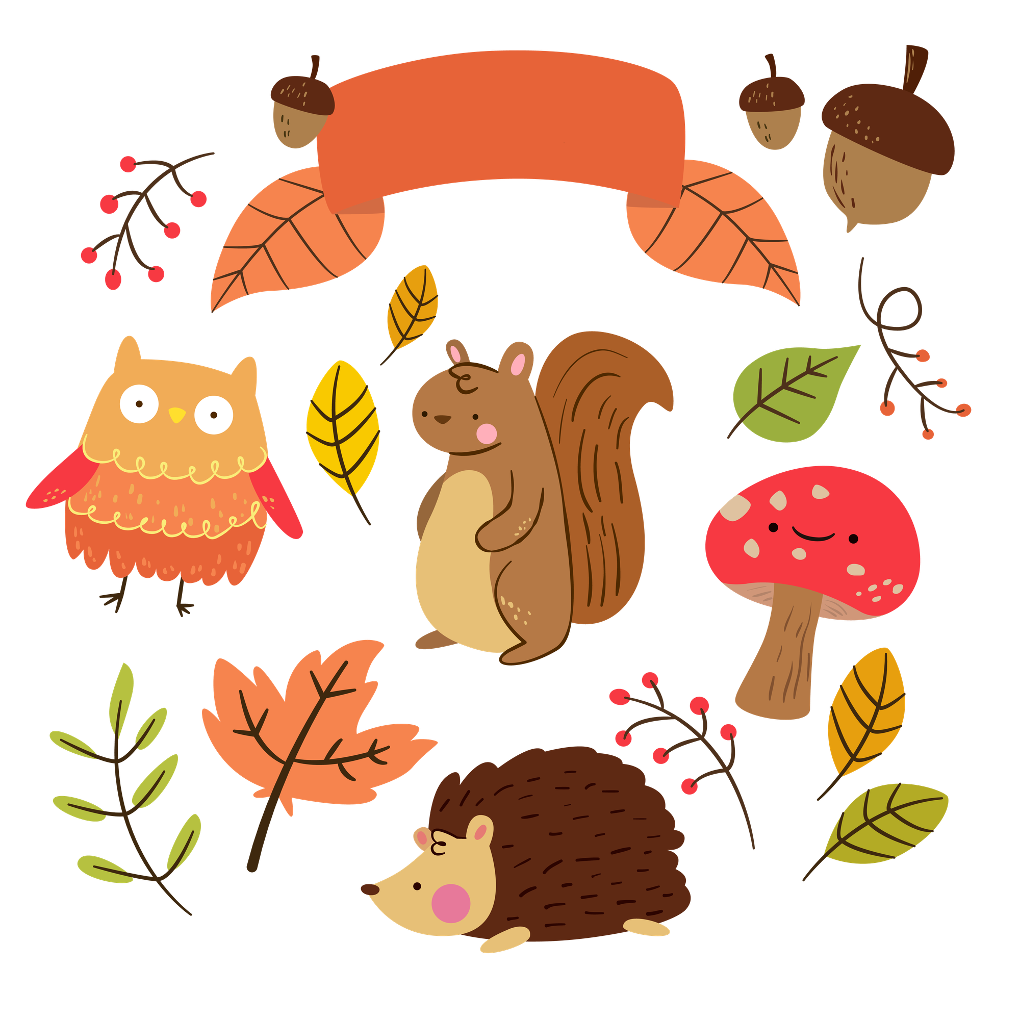 Fall leaves, pumpkins, and more!