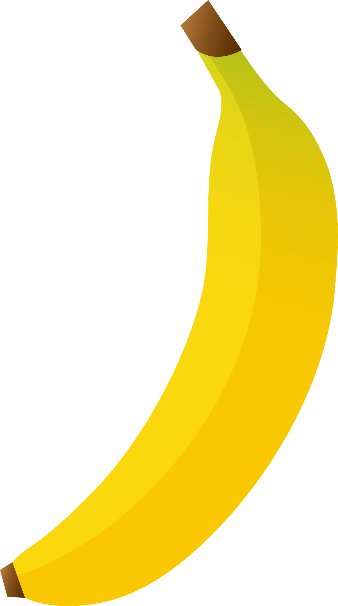 Bright, cheerful bananas in a fun cartoon style.
