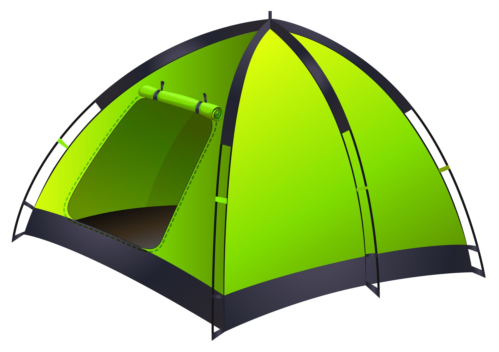 Vector camping tent illustration