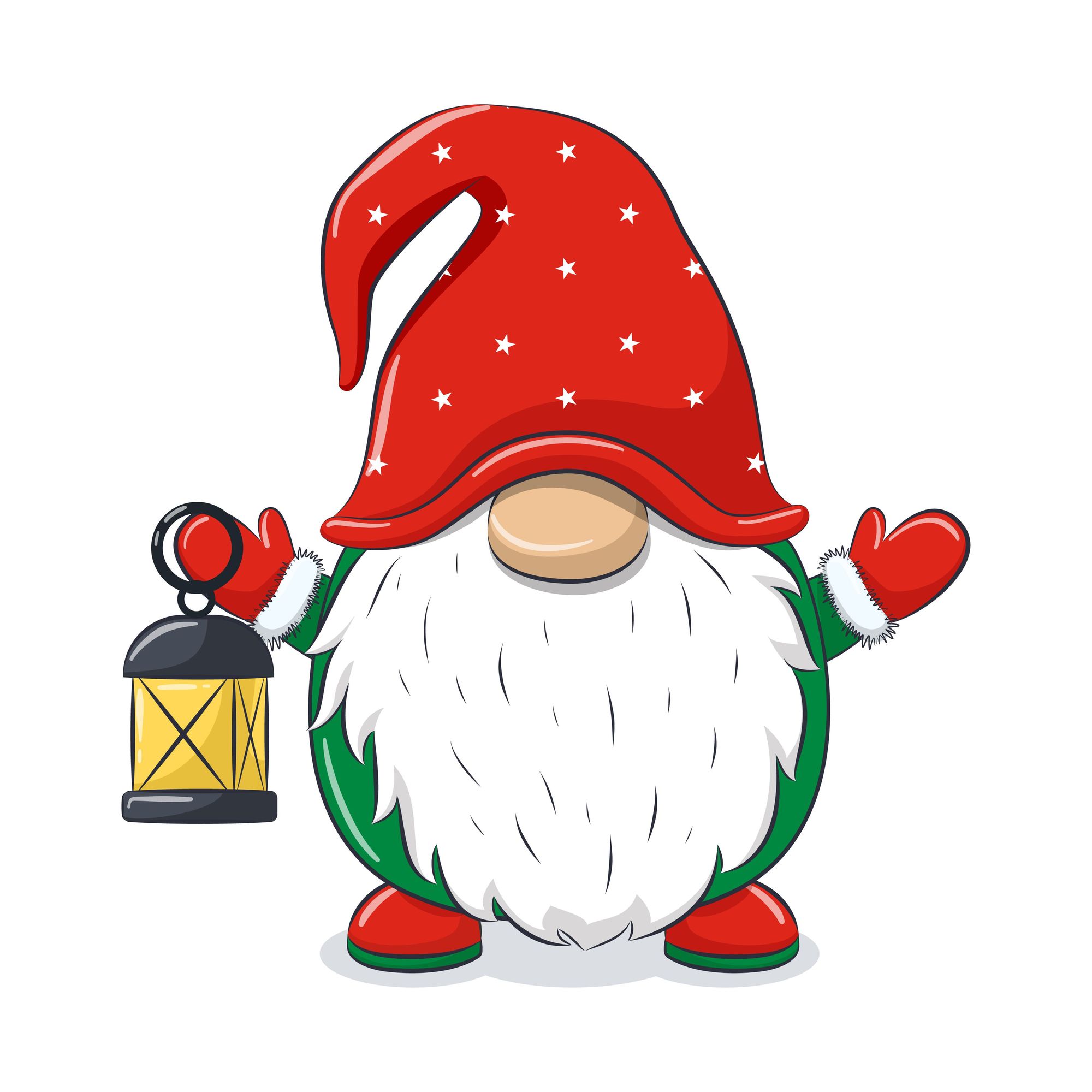Christmas Gnome Clipart EPS, PNG, JPEG,Santa, Nordic Gnome, New Year ...