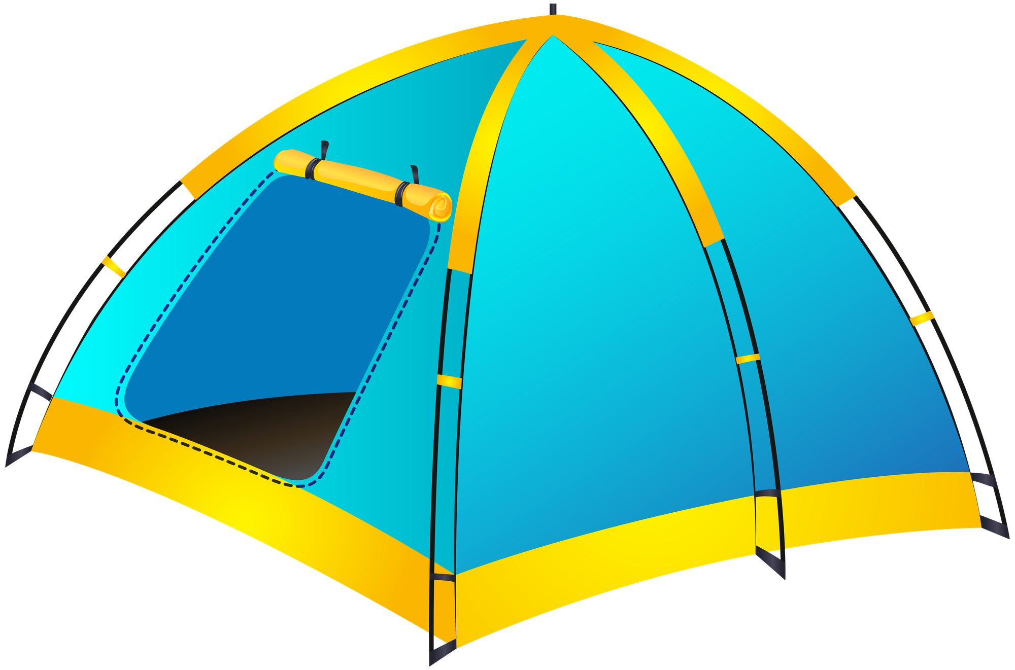 Clipart tent yellow tent, Clipart tent yellow tent Transparent FREE for ...