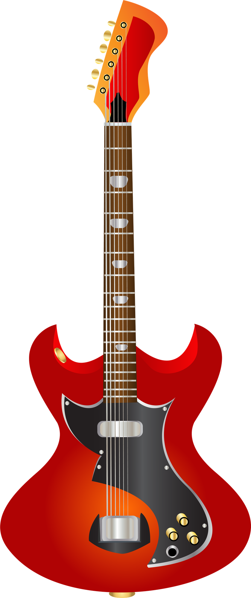 Guitars PNG clip art image.