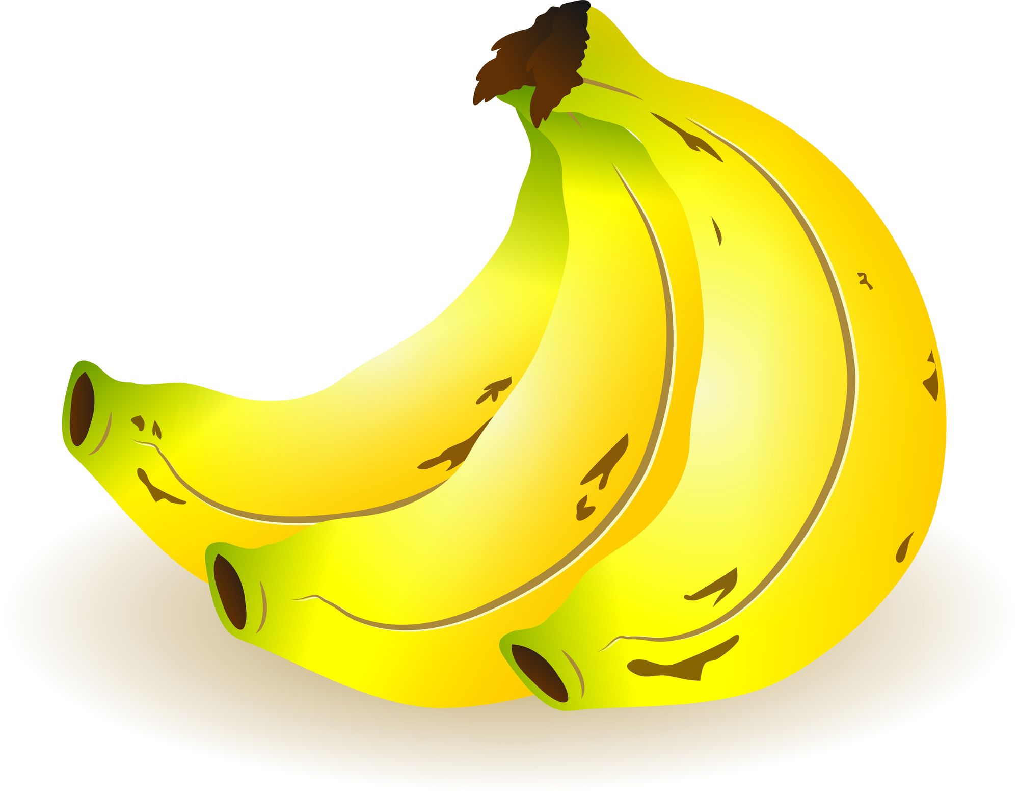 Bunch of bananas, a free clip art image.