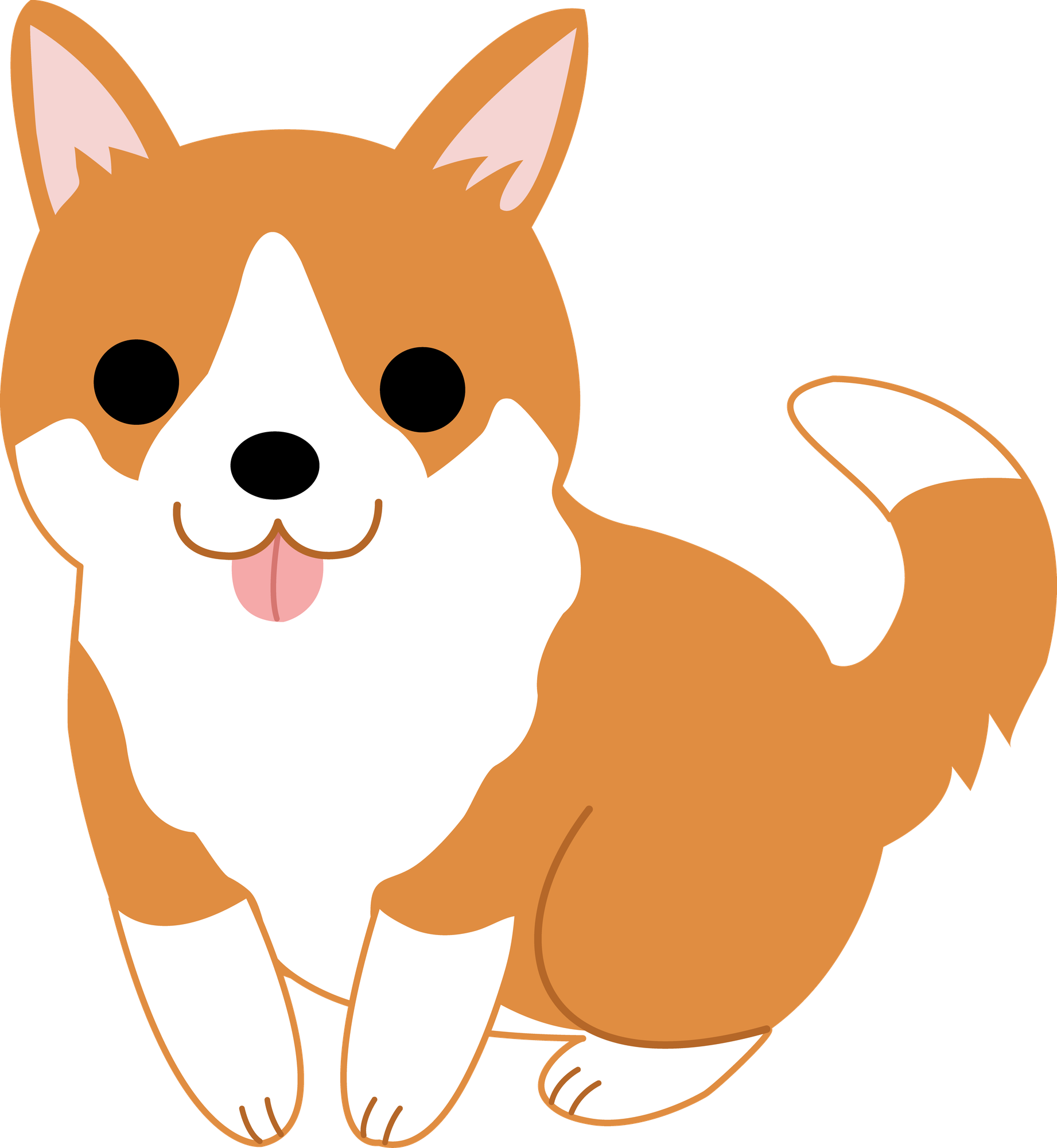 Adorable dog with a playful smile.