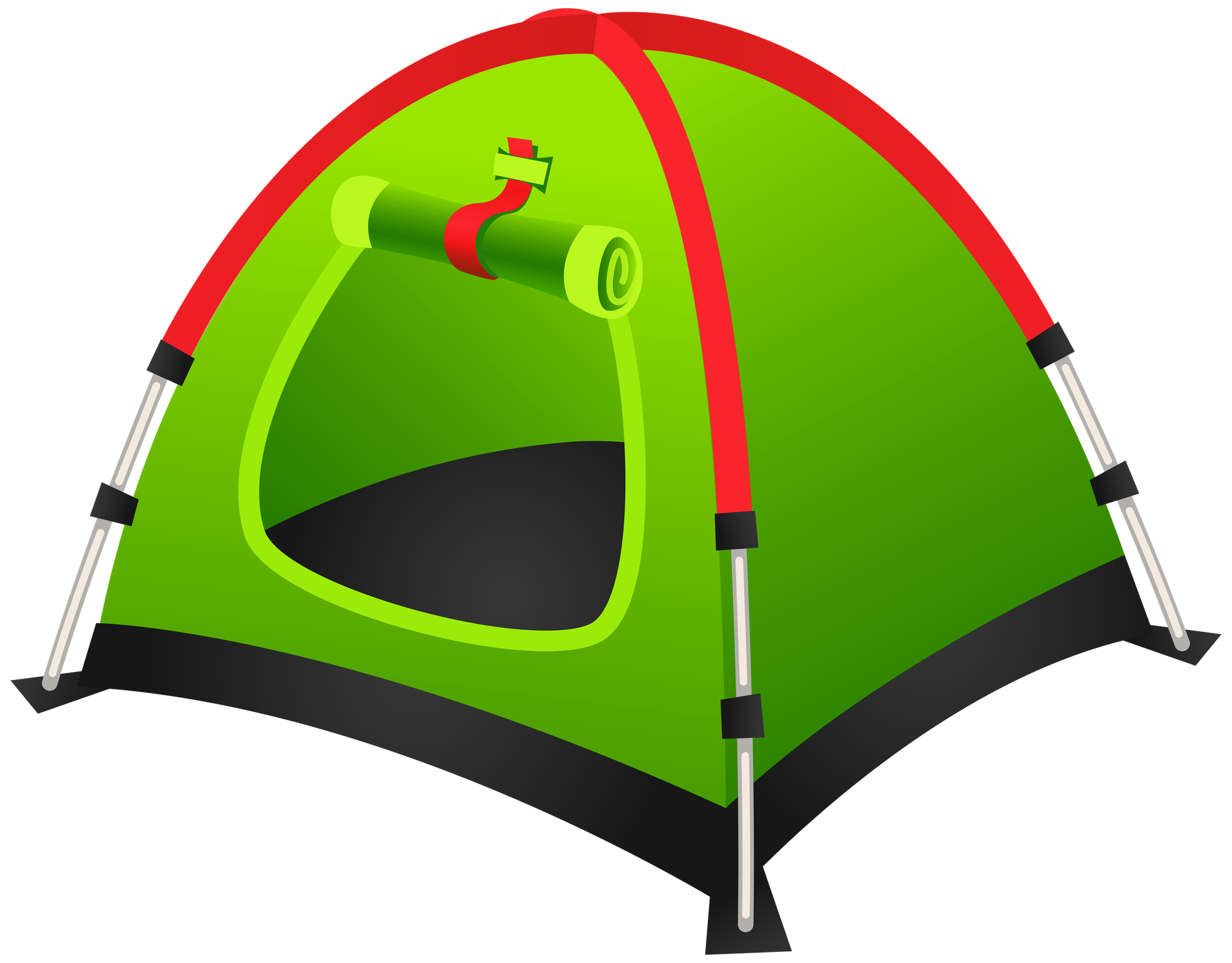 Transparent tent clip art