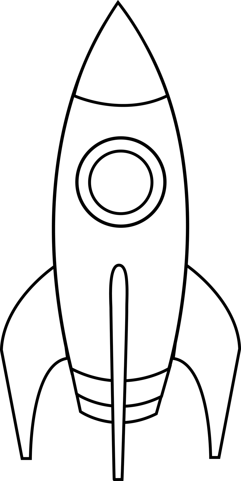 Rocket ship clipart in PNG format.