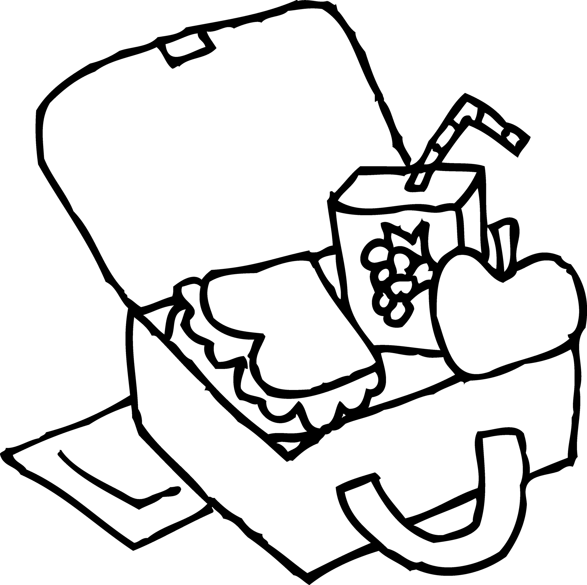 Free Snack Clip Art Black And White, Download Free Snack Clip Art Black ...