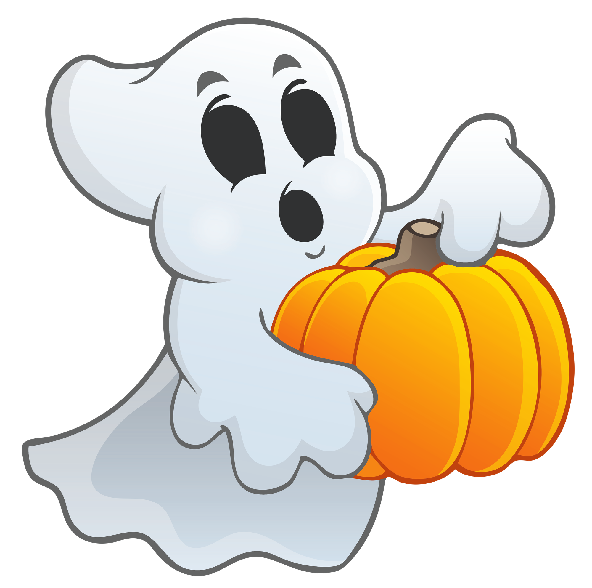 Ghostly PNG illustration.