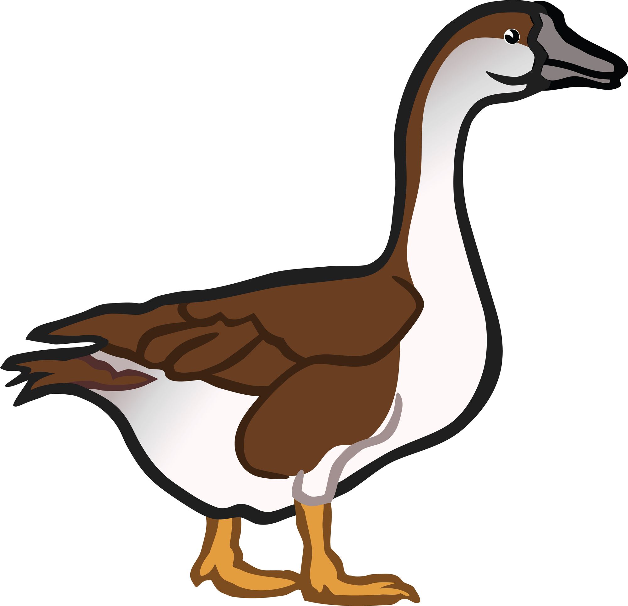 Adorable goose clipart, ready to download.