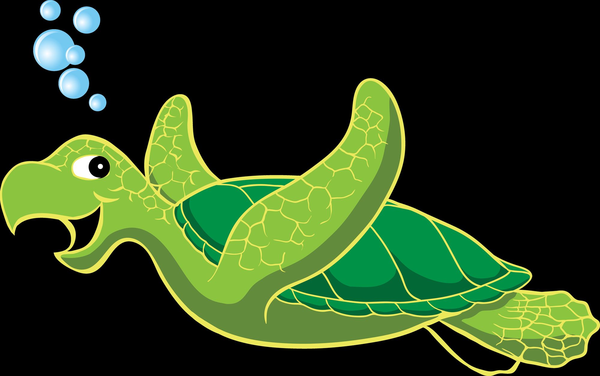 Imagery of turtles, a wall decal idea.