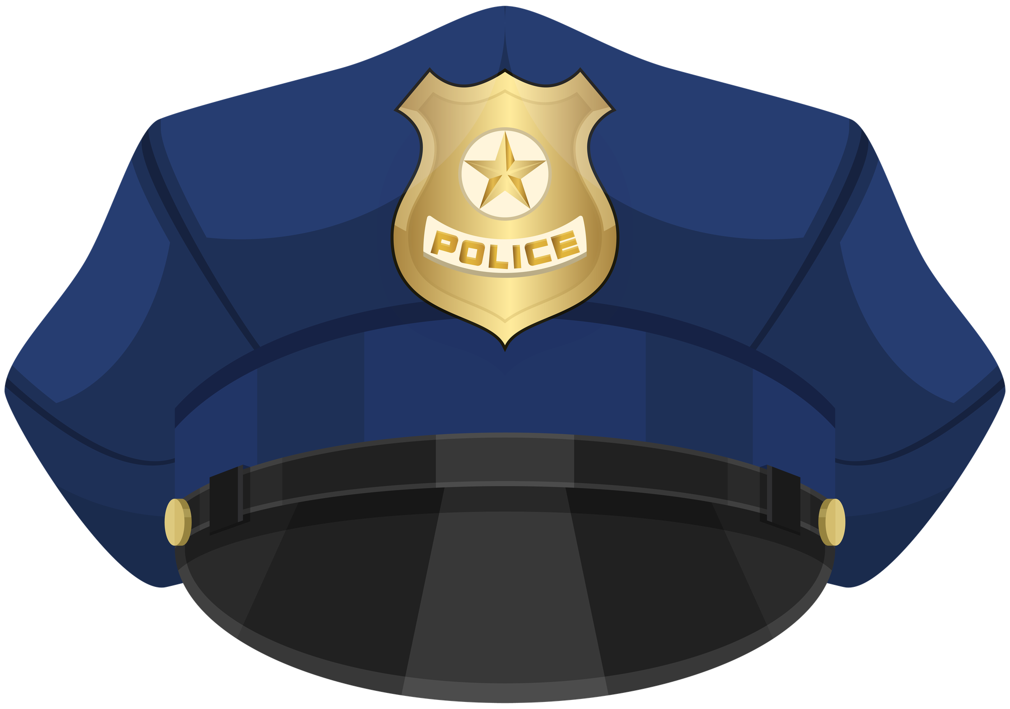 Police Hat PNG Clip Art Image | Police hat clipart transparent ...