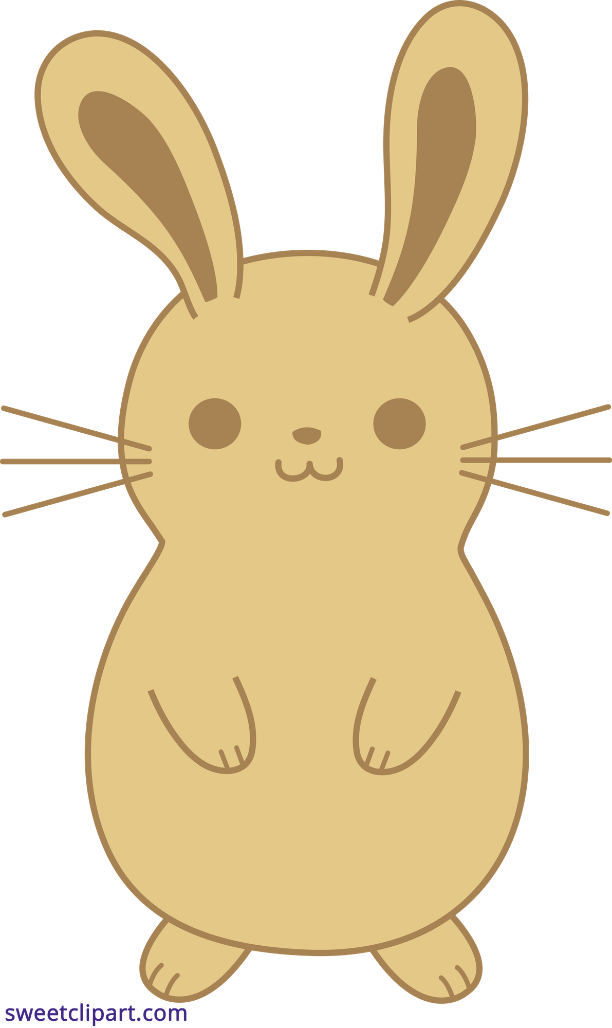 Adorable bunnies, perfect for coloring.