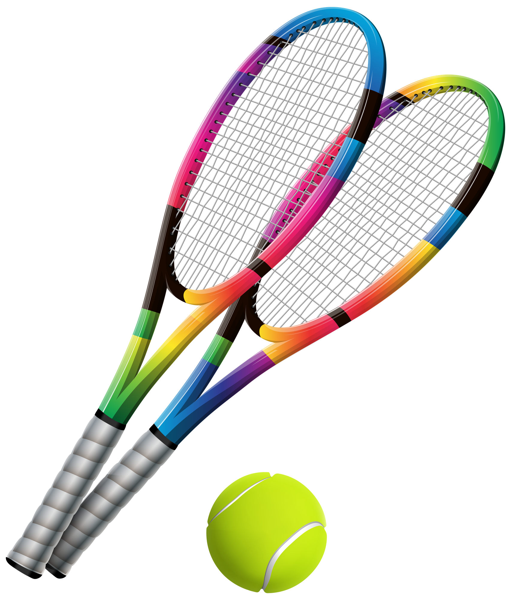 Classic tennis illustration.