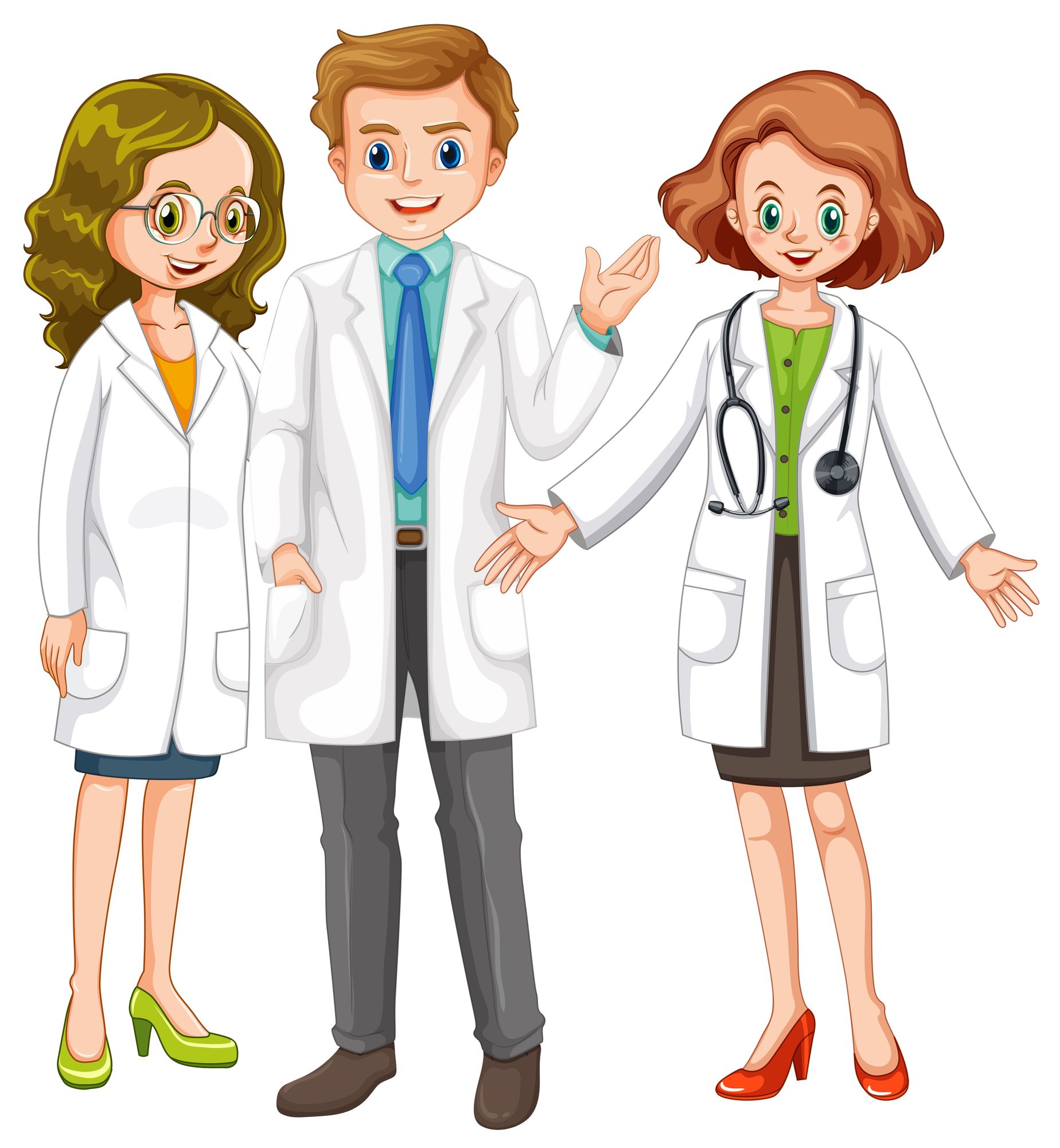 Group of doctors standing together.