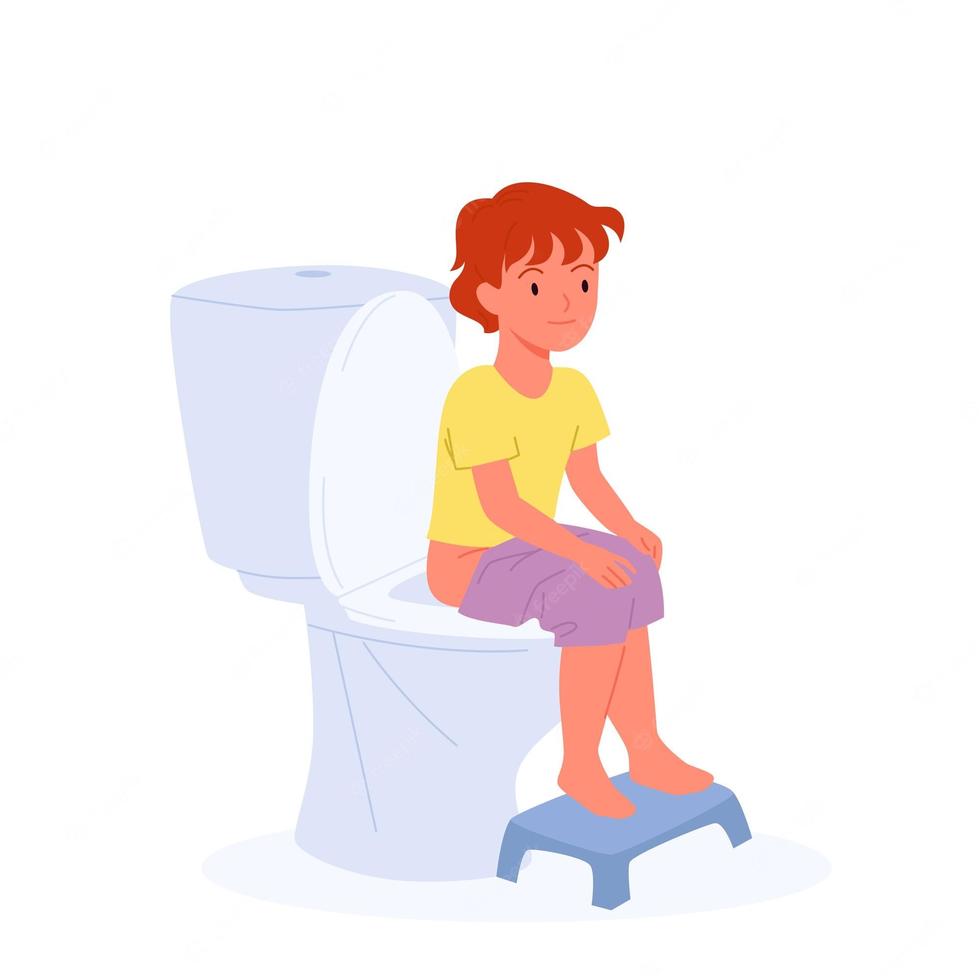 Toilet roll graphic, cute and colorful.